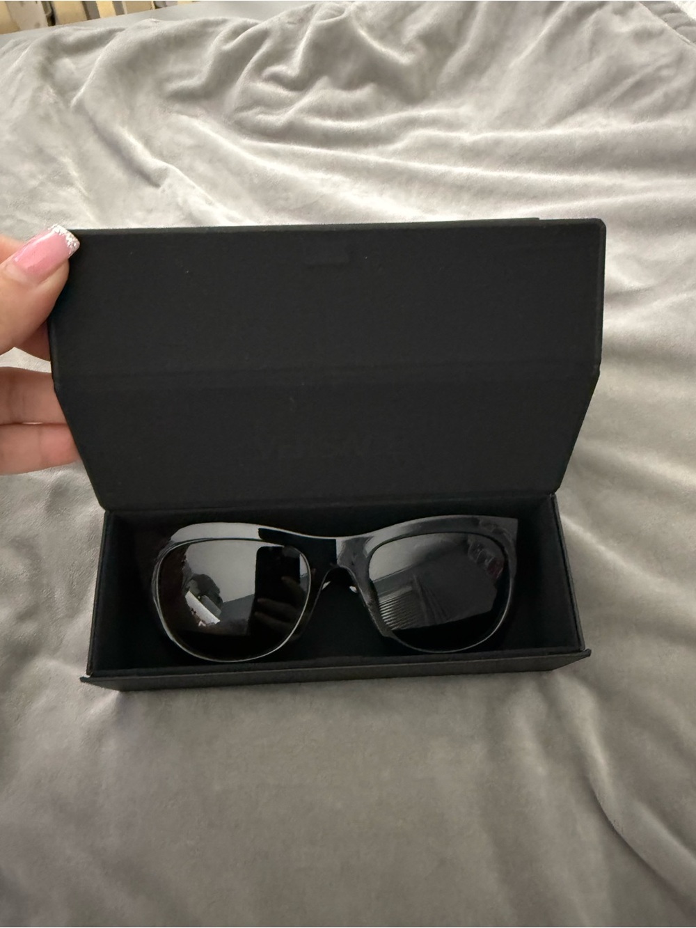 Versace Black Oversized Women's Sunglasses